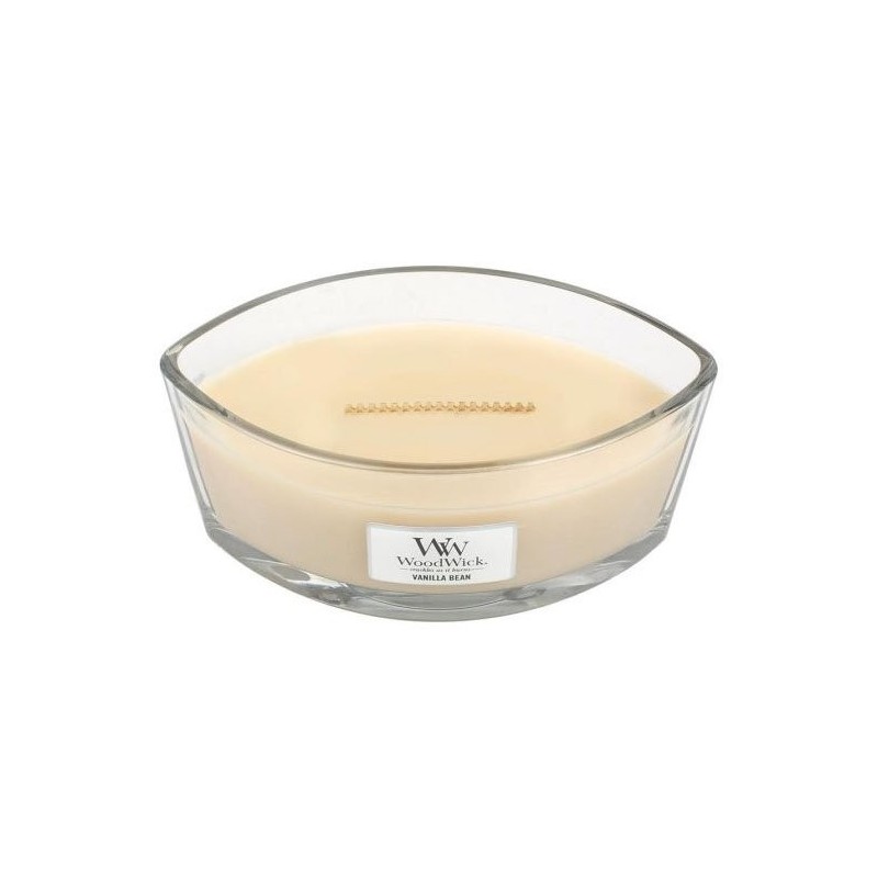 Woodwick Vanilla Bean Ellipse Candle Jar