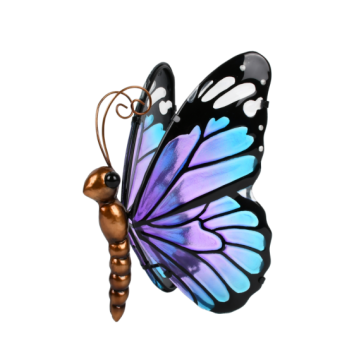 Teal Purple LED Butterfly