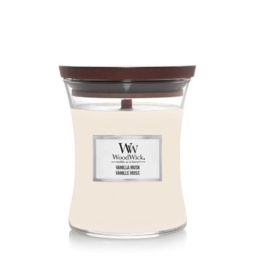 Woodwick Vanilla Musk Medium Hourglass Jar Candle