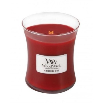 Woodwick Cinnamon Chai Medium Hourglass Jar Candle