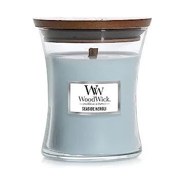 Woodwick Seaside Neroli Medium Hourglass Jar Candle