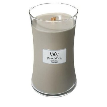Woodwick Fireside Hourglass Large Jar Candle