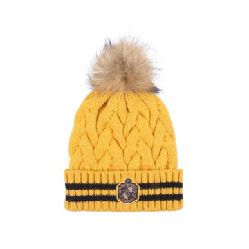 Hufflepuff Pom Pom Bobble Hat