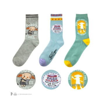 Dobby Socks - Set Of 3