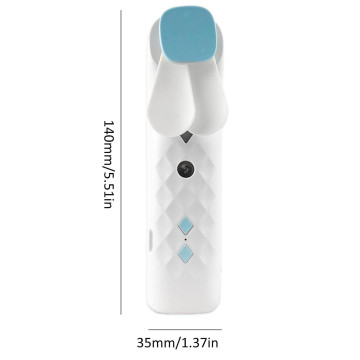 White Nano Mist Face Fan &...