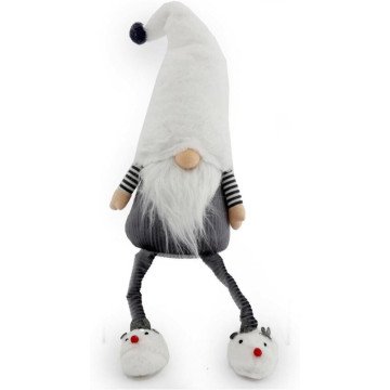 Grey & White Sitting Gonk...