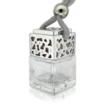 Car Fresh Perfume Bottle with Silver Cap and String