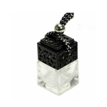Car Fresh Perfume Bottle with Black Cap and String
